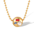 Davina 14K Gold Spherical Necklace