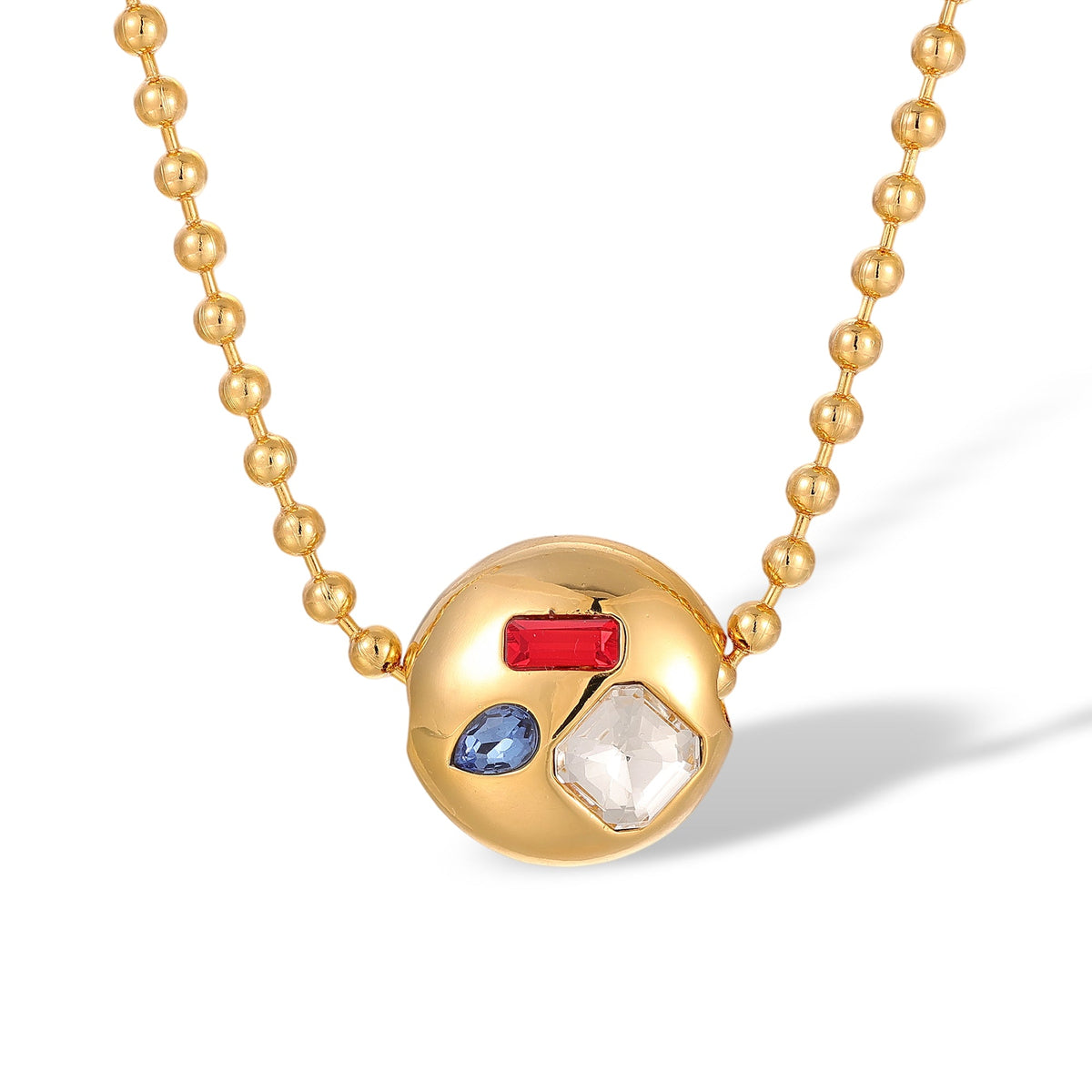 Davina 14K Gold Spherical Necklace