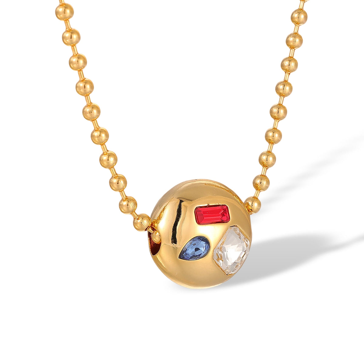 Davina 14K Gold Spherical Necklace