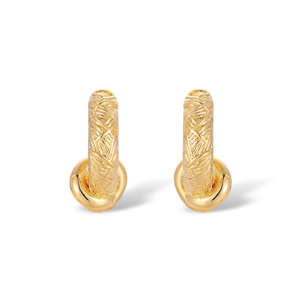 Delia 14K Gold Knot Earrings