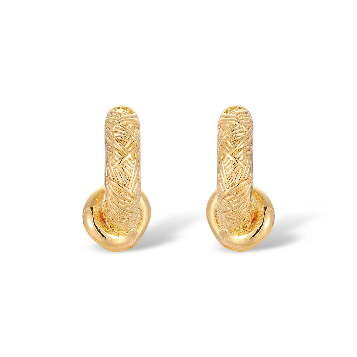 Delia 14K Gold Knot Earrings