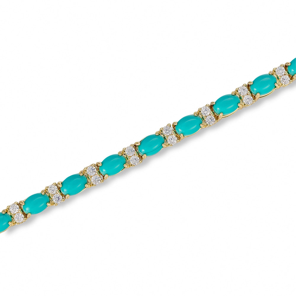 Christiane Oval Natural Stone Bracelet