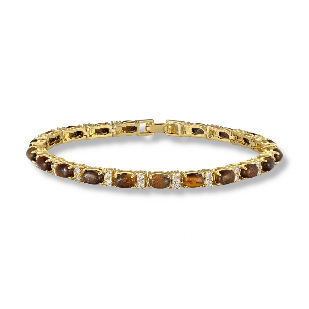 Christiane Oval Natural Stone Bracelet