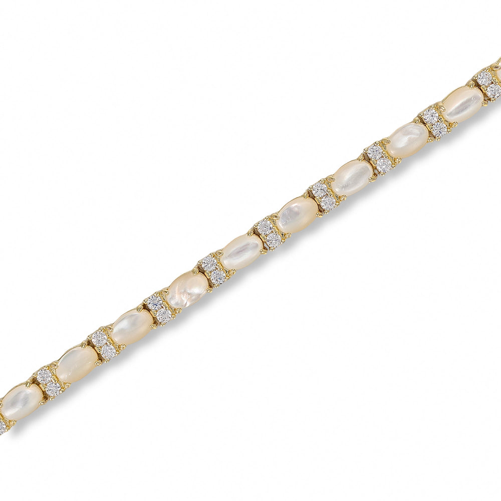 Christiane Oval Natural Stone Bracelet