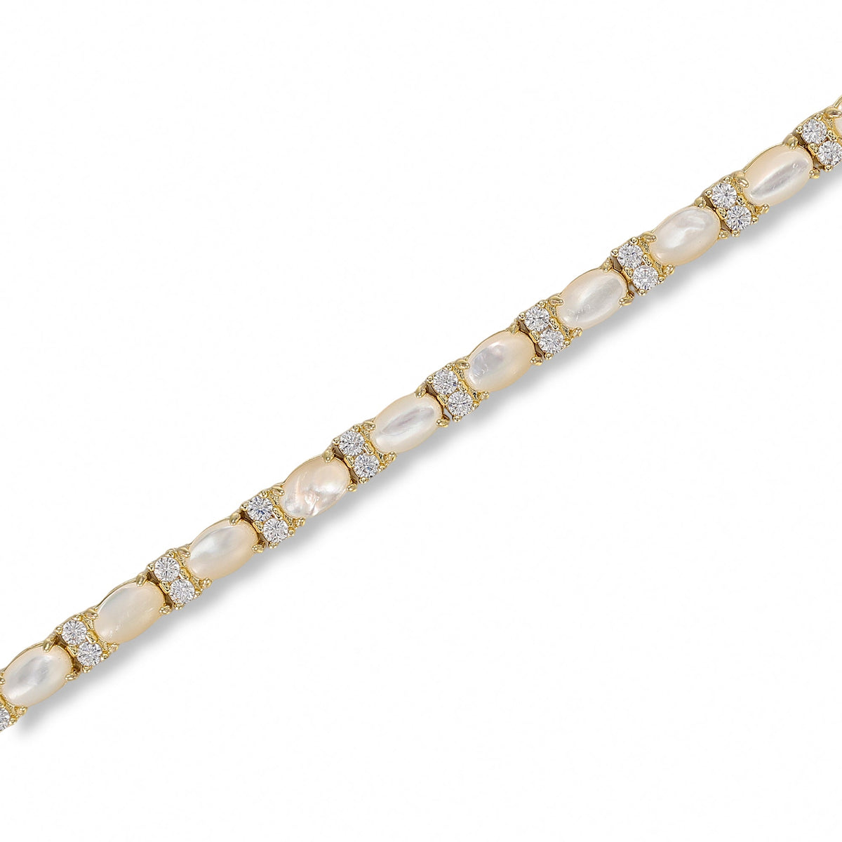Christiane Oval Natural Stone Bracelet