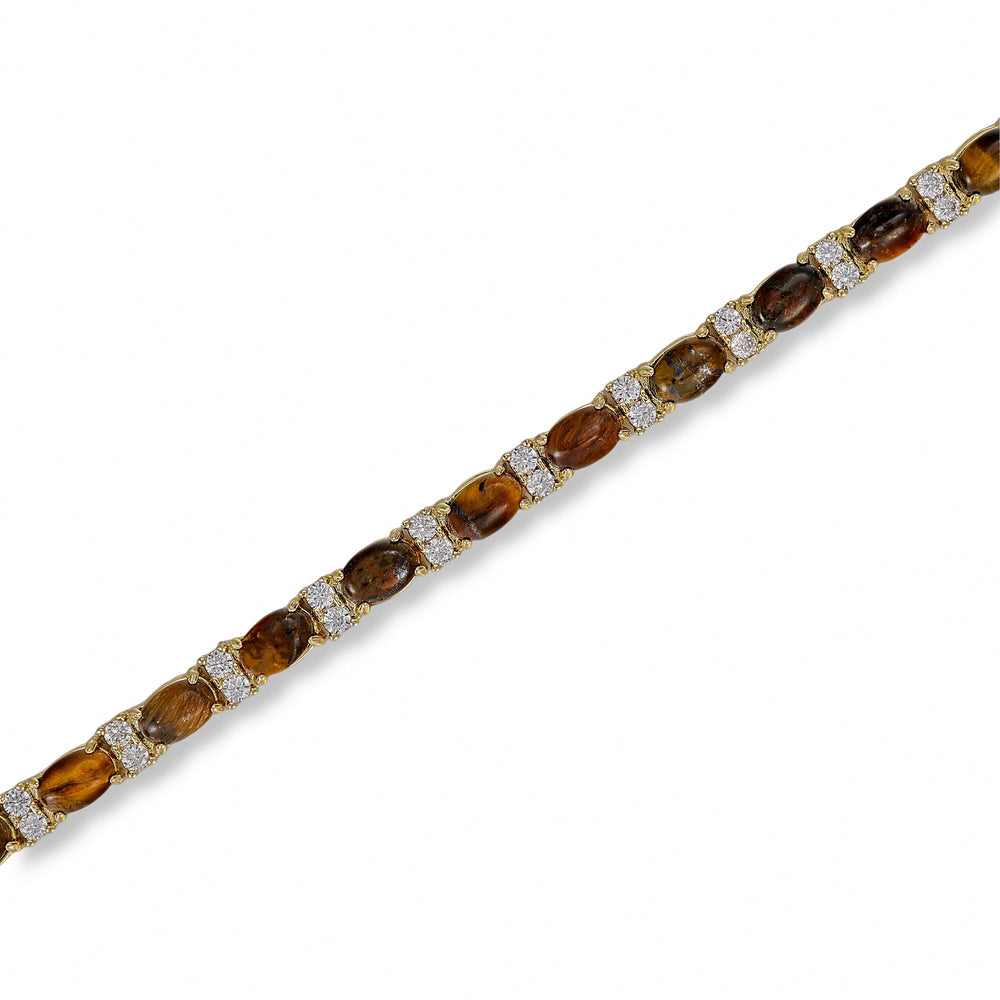 Christiane Oval Natural Stone Bracelet