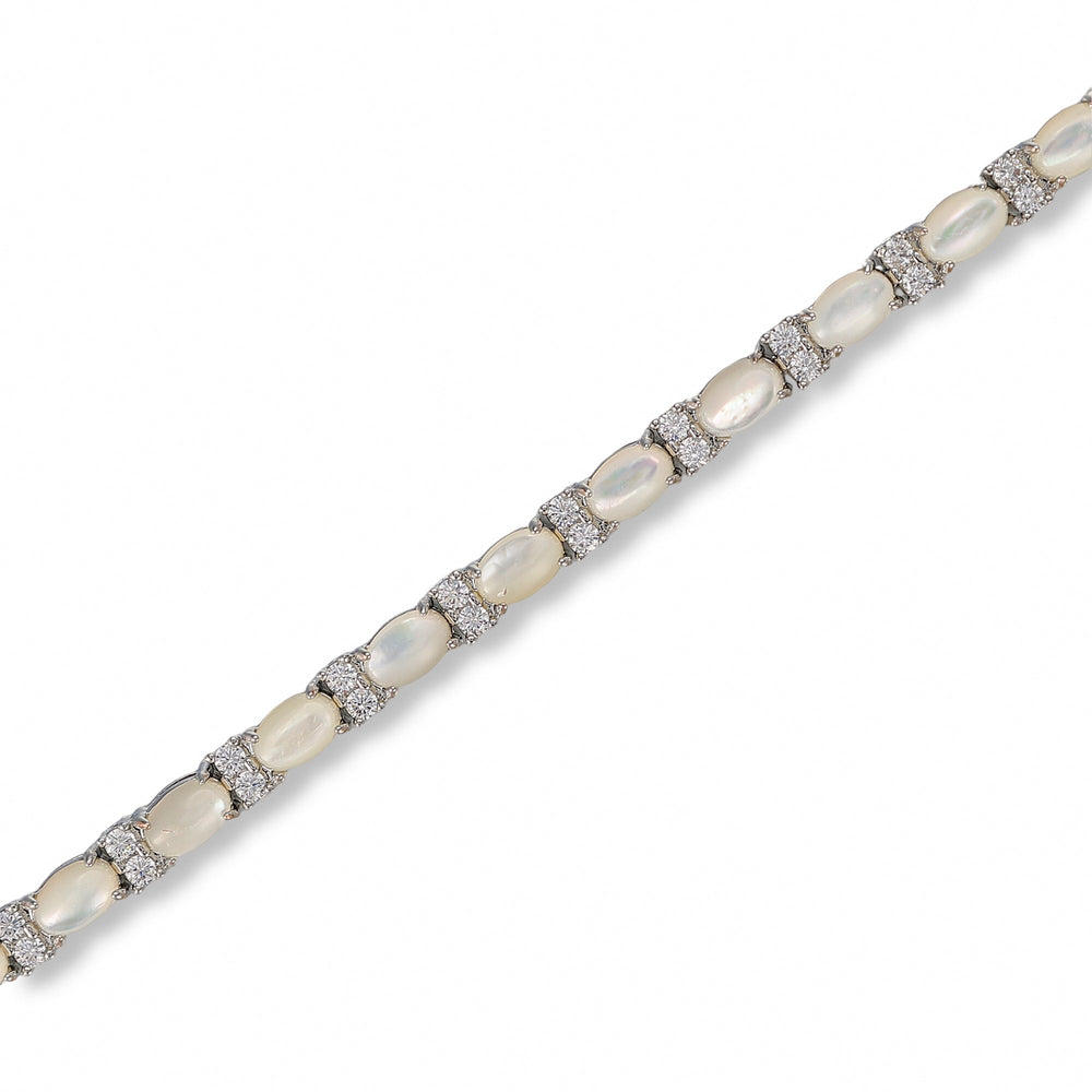 Christiane Oval Natural Stone Bracelet