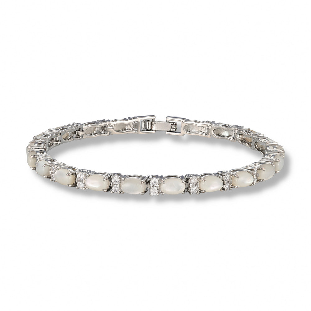 Christiane Oval Natural Stone Bracelet