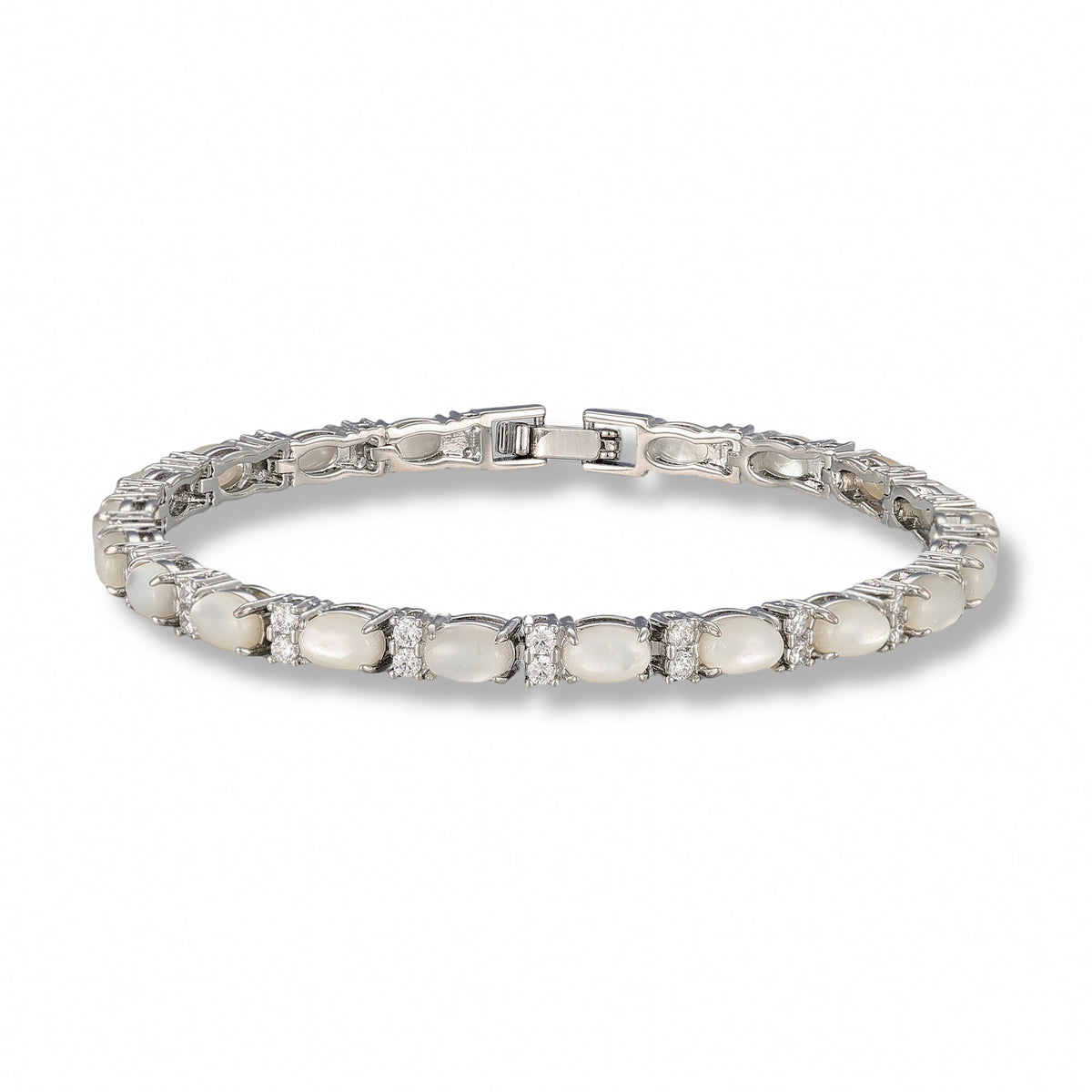 Christiane Oval Natural Stone Bracelet