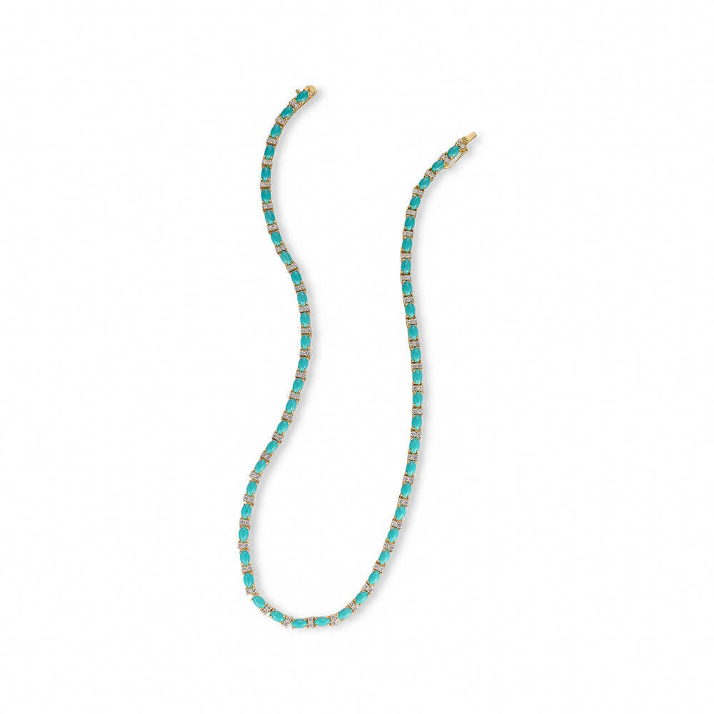 Christiane Oval Natural Stone Necklace