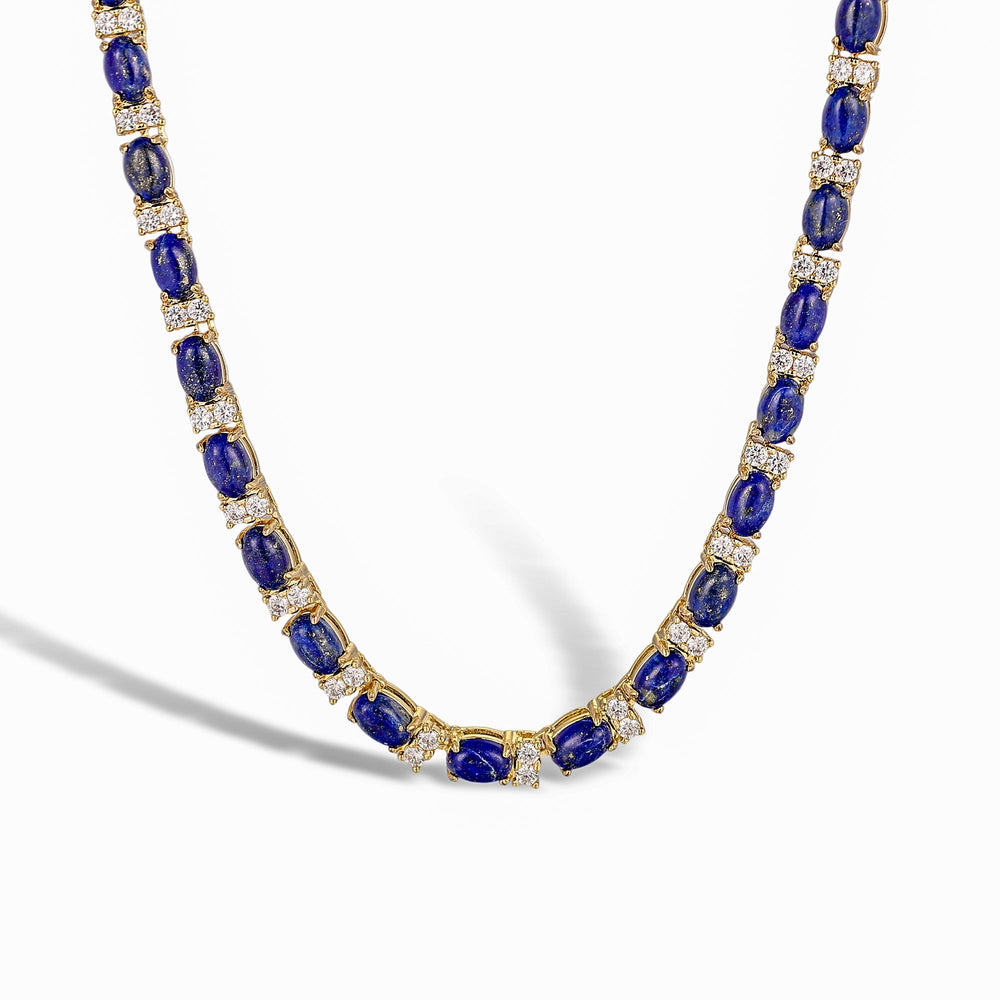 Christiane Oval Natural Stone Necklace