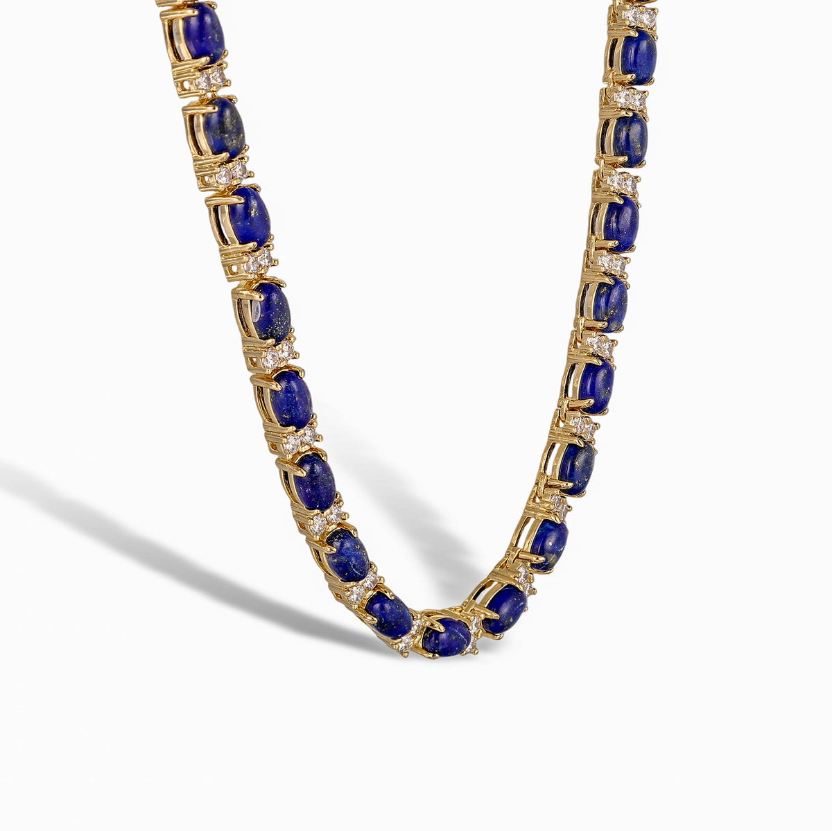 Christiane Oval Natural Stone Necklace