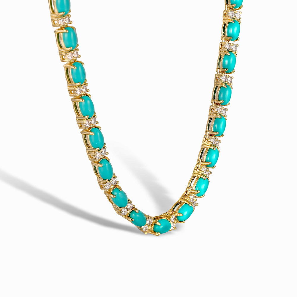 Christiane Oval Natural Stone Necklace