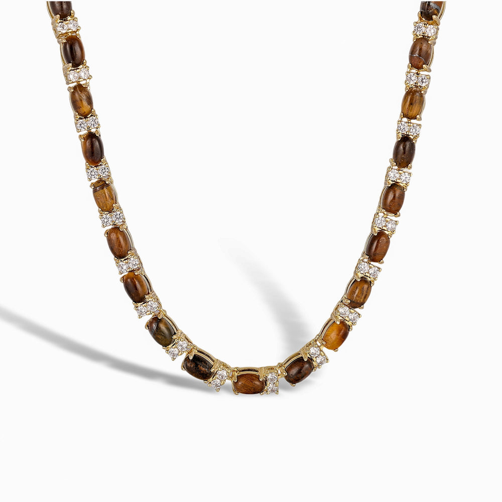 Christiane Oval Natural Stone Necklace