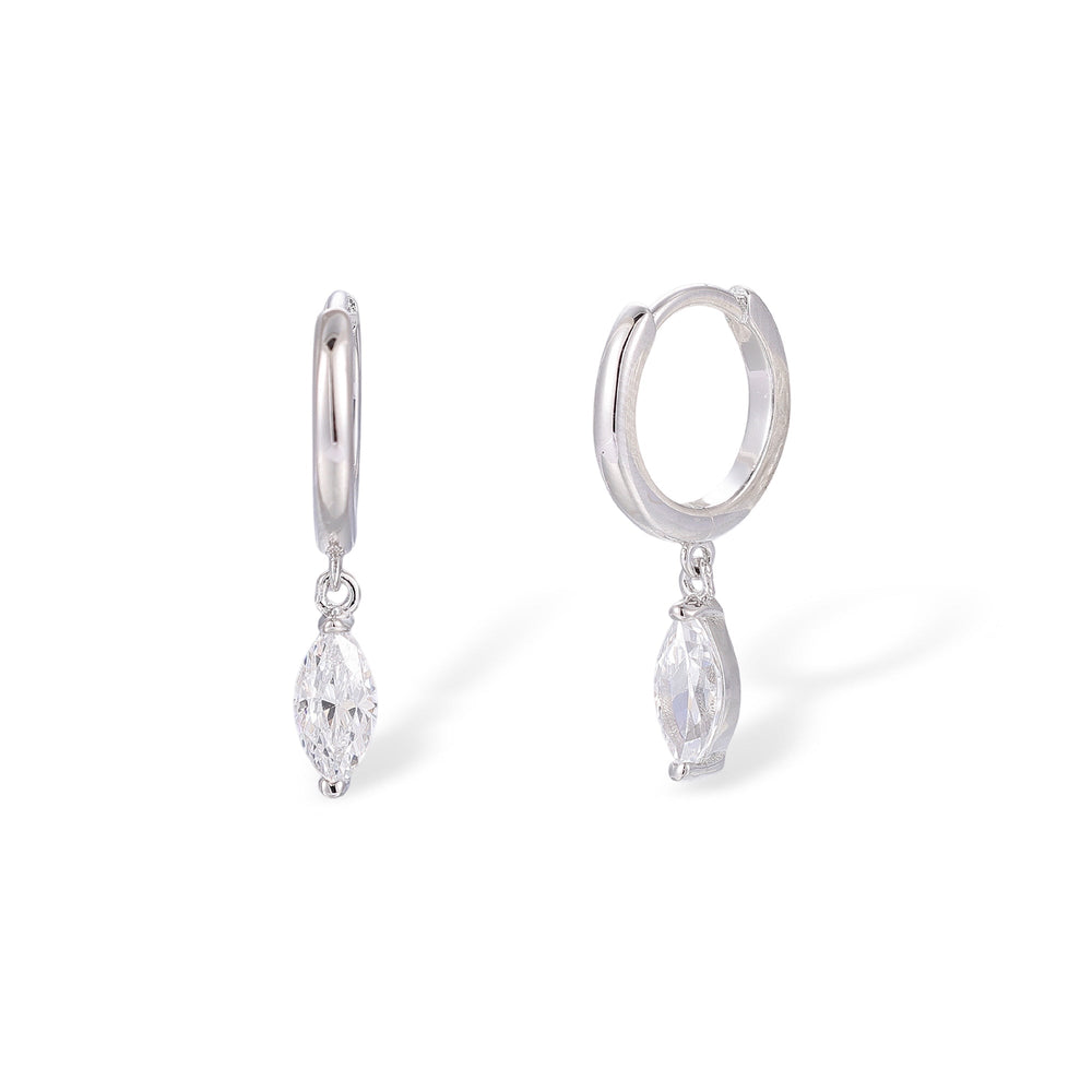 Dietwina 14K Gold Marquise Earrings