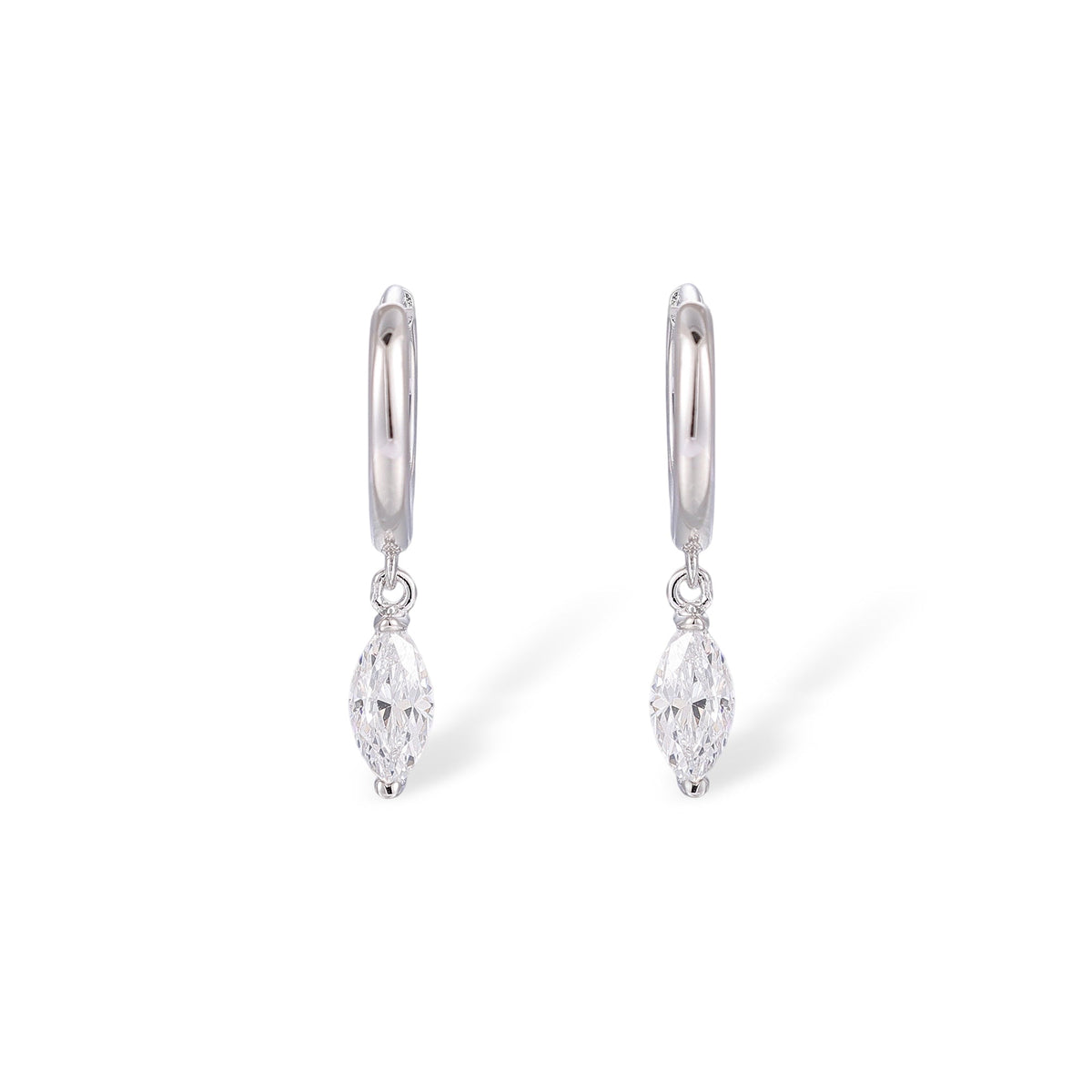 Dietwina 14K Gold Marquise Earrings