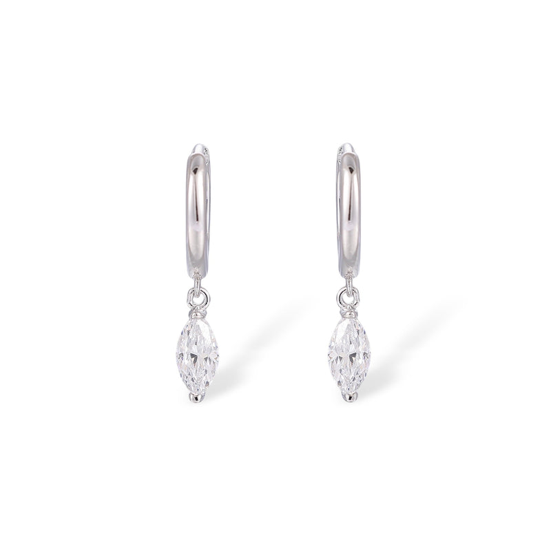 Dietwina 14K Gold Marquise Earrings
