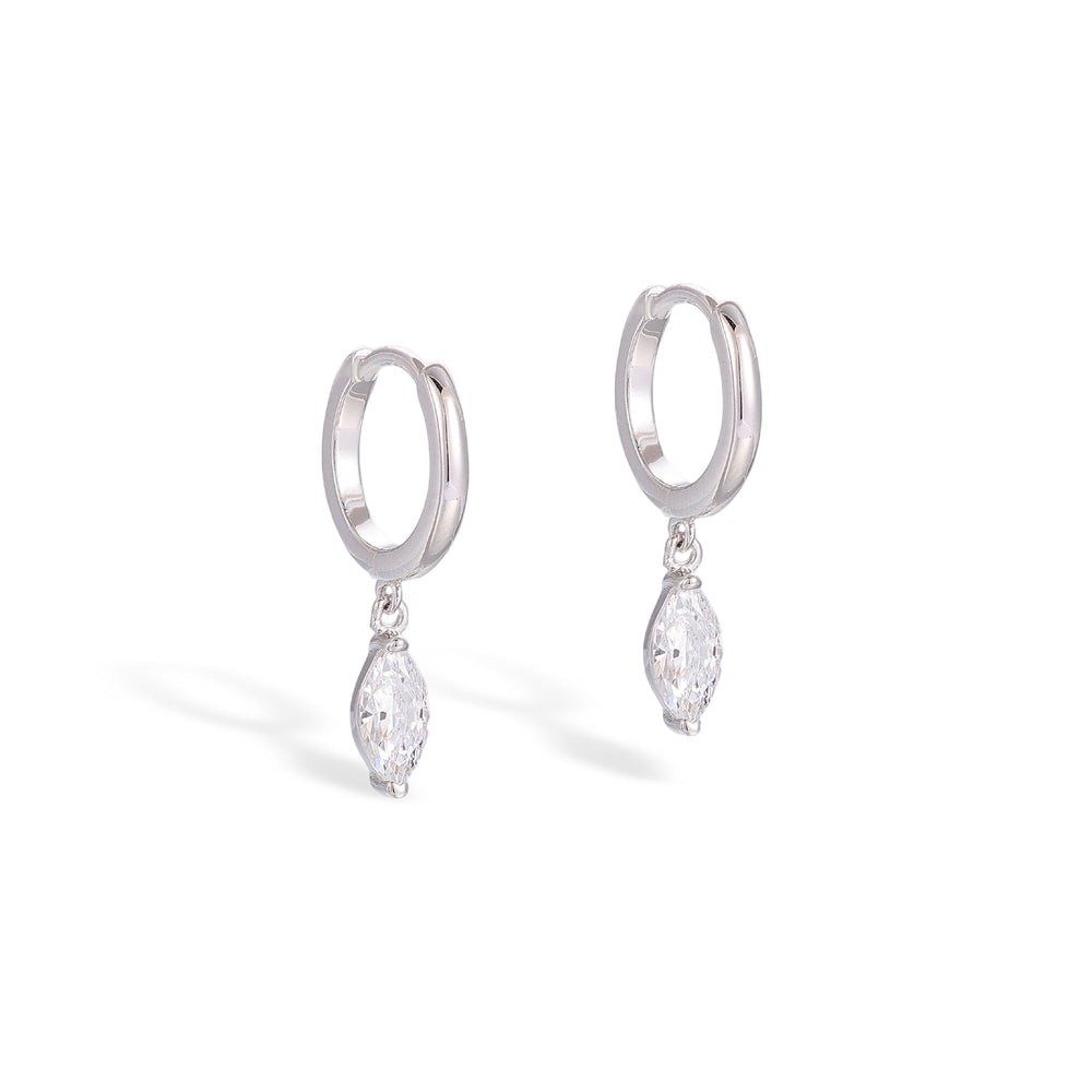 Dietwina 14K Gold Marquise Earrings