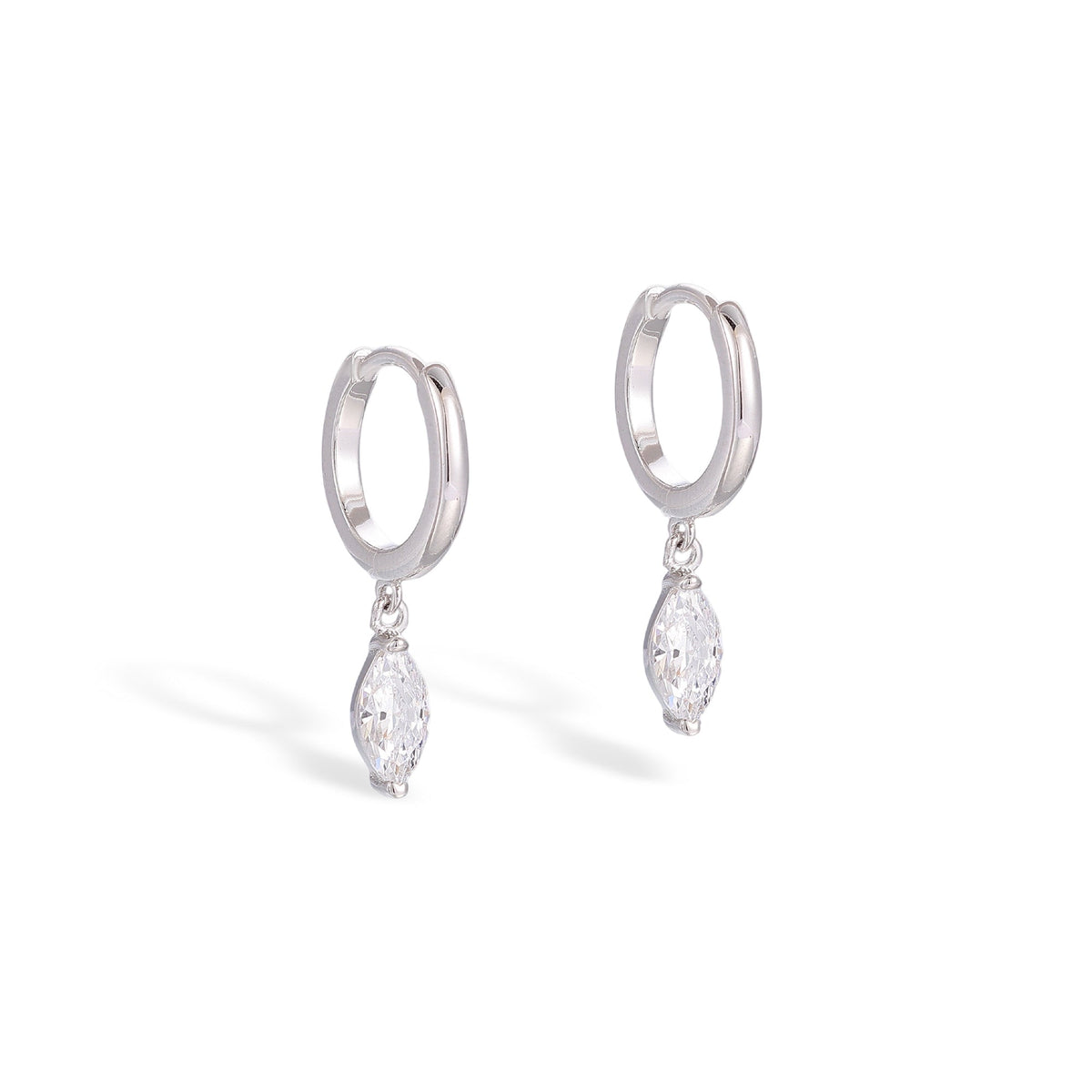 Dietwina 14K Gold Marquise Earrings