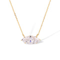 Dietwina 14K Gold Marquise Necklace