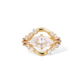Dietwina 14K Gold Marquise Ring Set