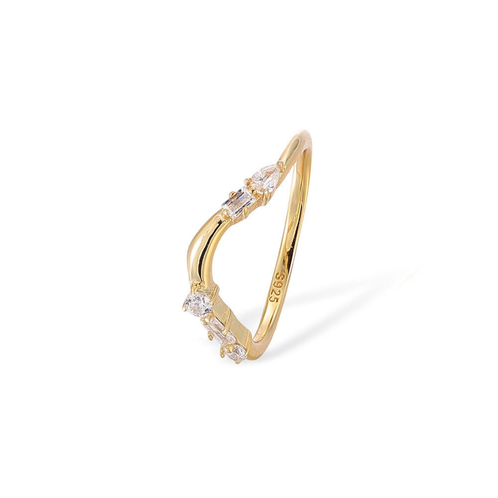 Dietwina 14K Gold Marquise Ring Set