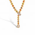 Dione 14K Gold Multicolor Round Necklace