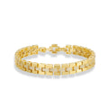 Dora 14K Gold Rectangular Tennis Bracelet