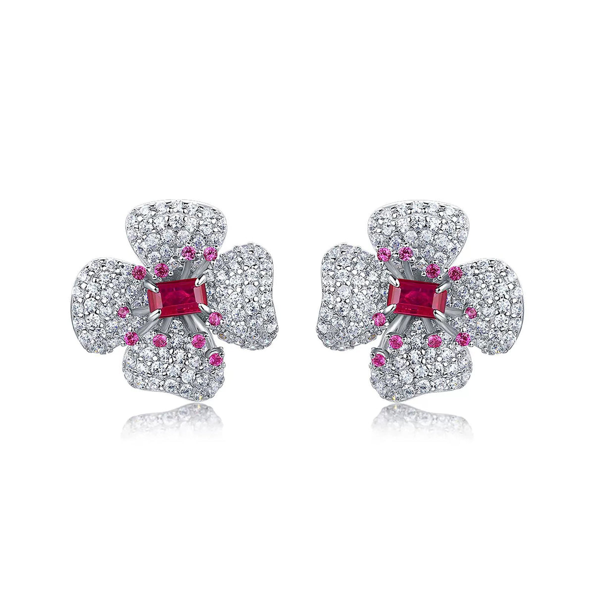 Doriane Floral Stud Earrings
