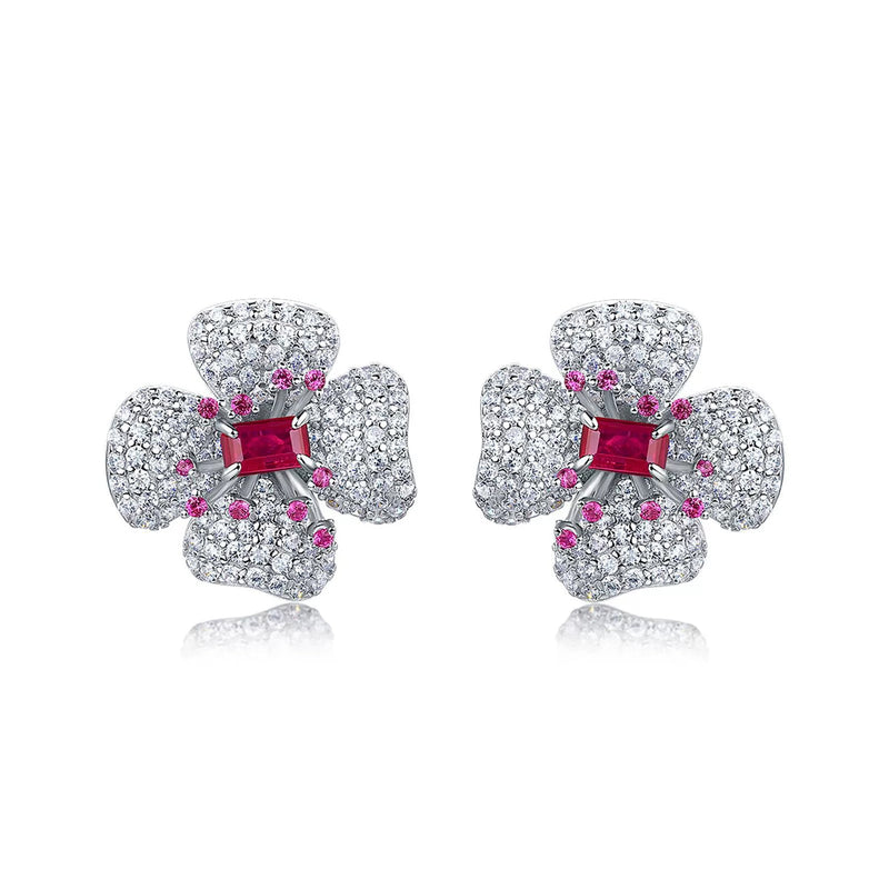 Doriane Floral Stud Earrings