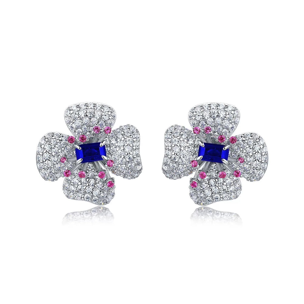 Doriane Floral Stud Earrings