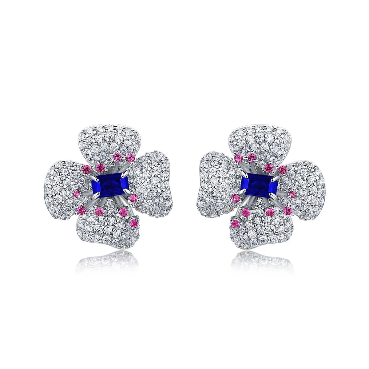 Doriane Floral Stud Earrings