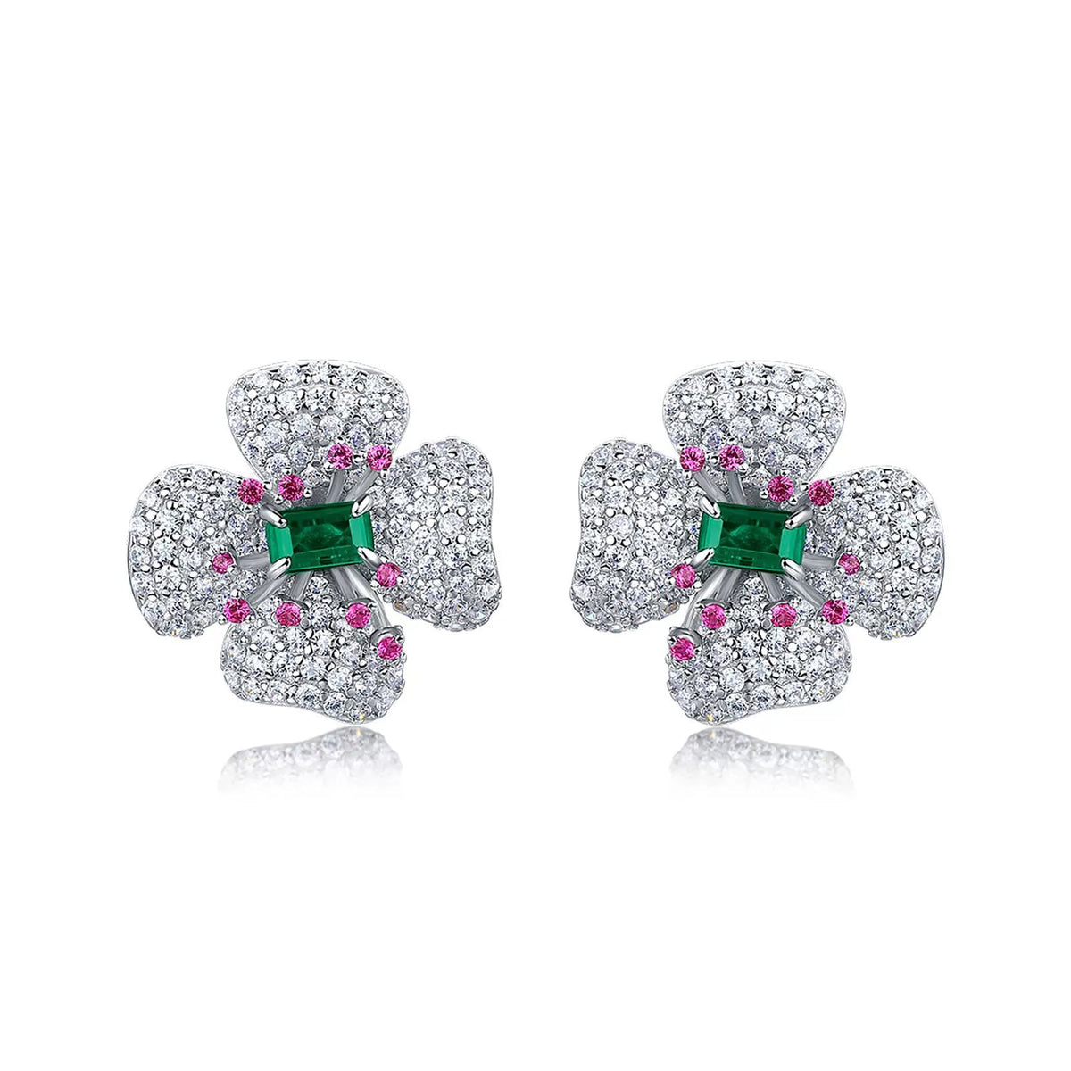 Doriane Floral Stud Earrings