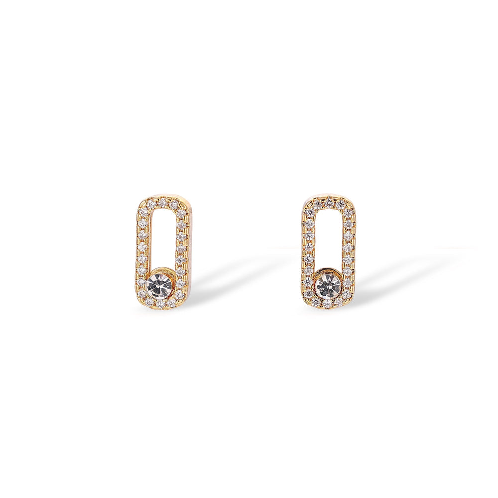 Dune 14K Gold Oval Earrings
