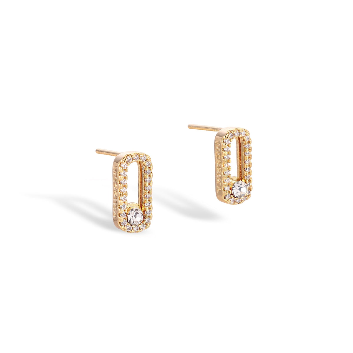 Dune 14K Gold Oval Earrings