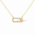 Dune 18K Gold Move Oval Neckalce