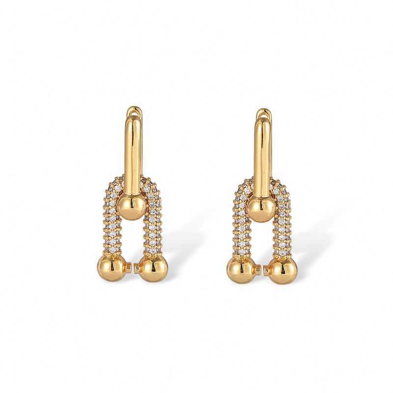 Edlind 14K Gold Ball Chain Drop Earrings