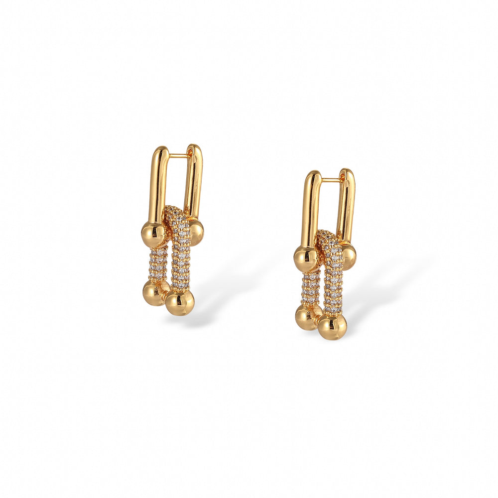 Edlind 14K Gold Ball Chain Drop Earrings