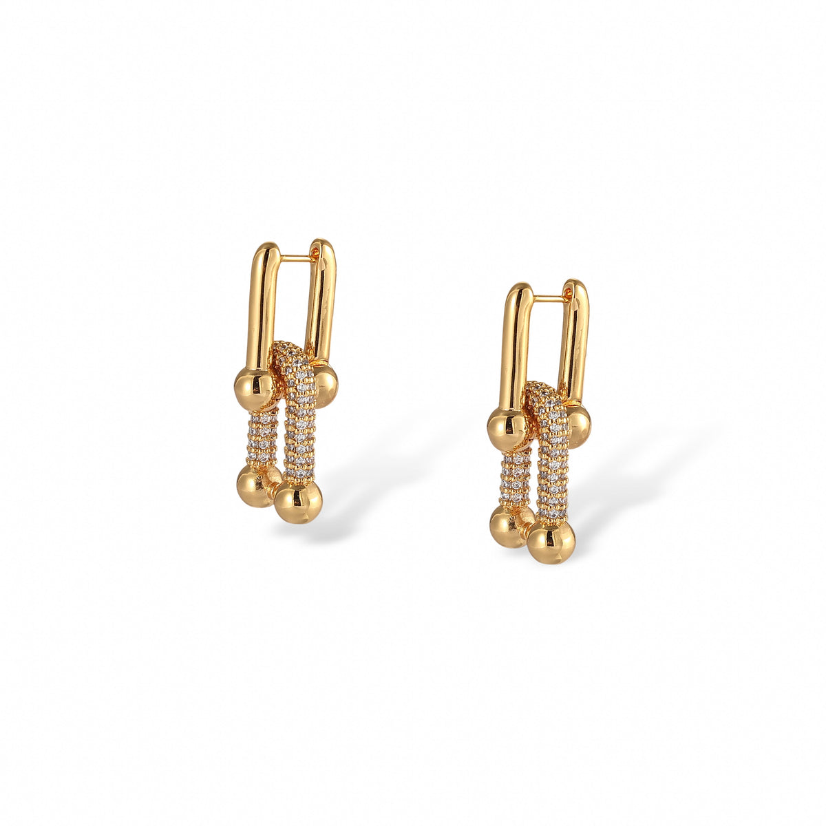 Edlind 14K Gold Ball Chain Drop Earrings