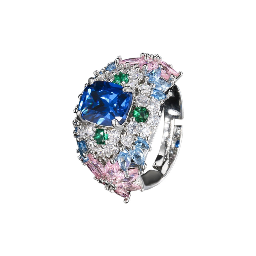 Edmonde Multicolor Mixed Shape Ring