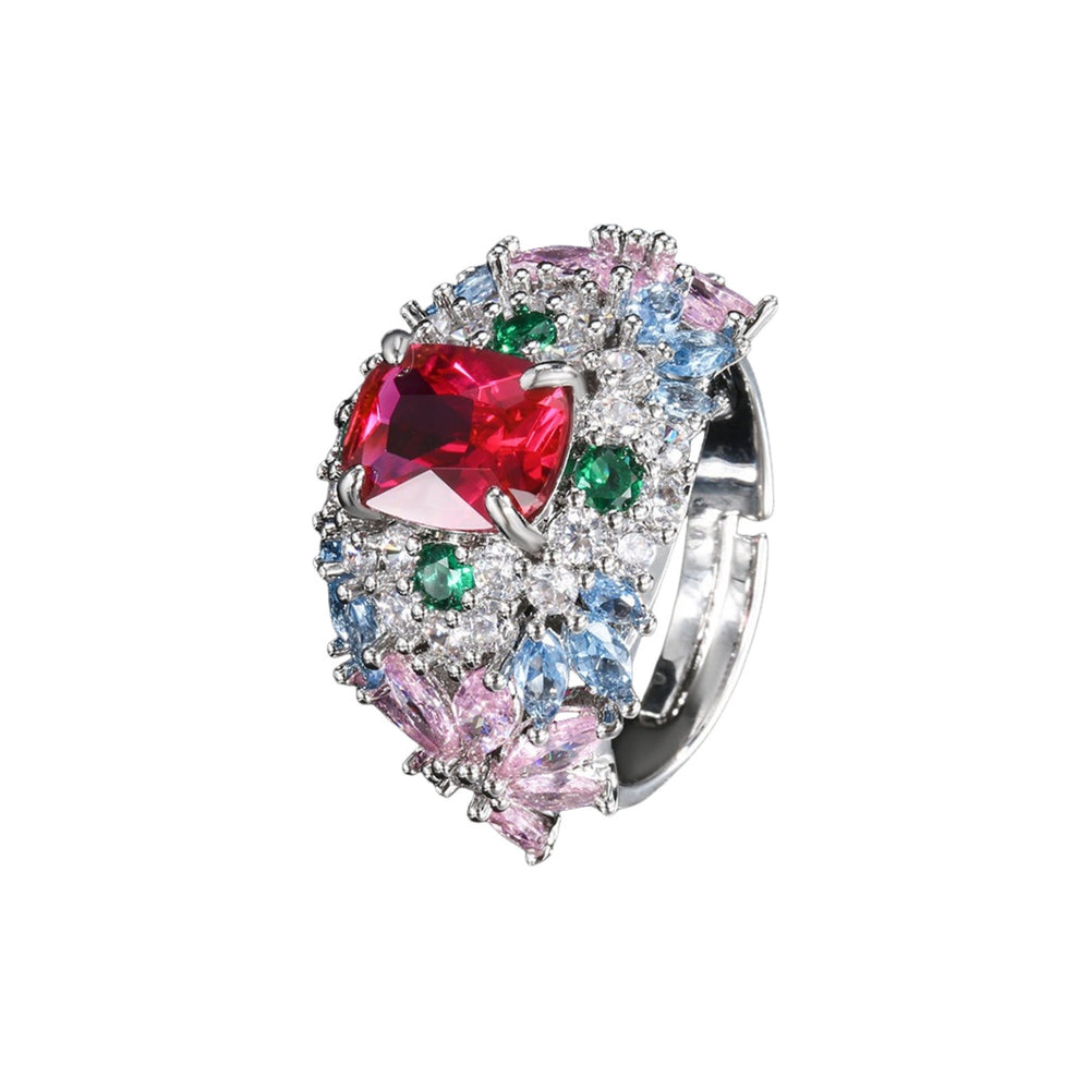 Edmonde Multicolor Mixed Shape Ring