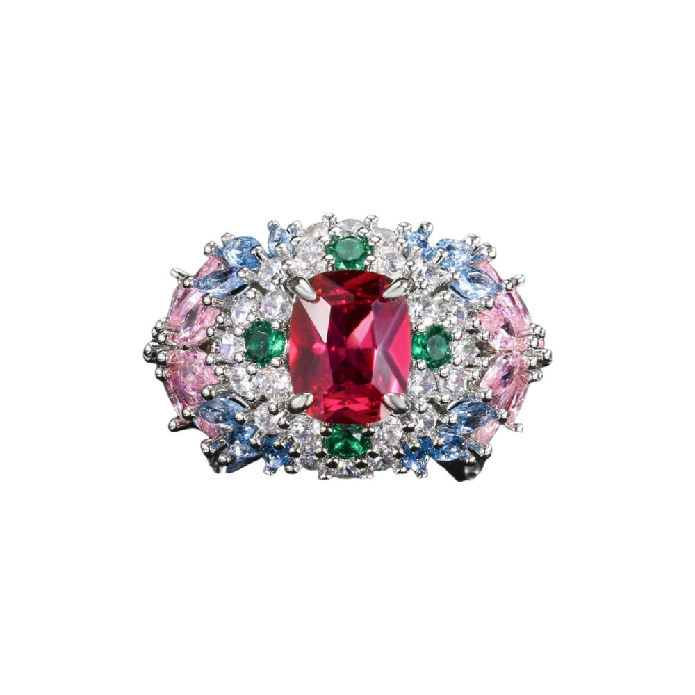 Edmonde Multicolor Mixed Shape Ring