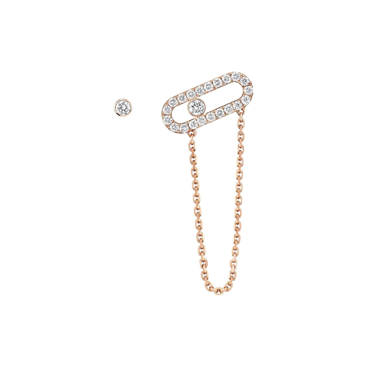 Egilrun 14K Gold Paperclip Chain Drop Earrings