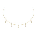 Egilrun 14K Gold Paperclip Choker Necklace