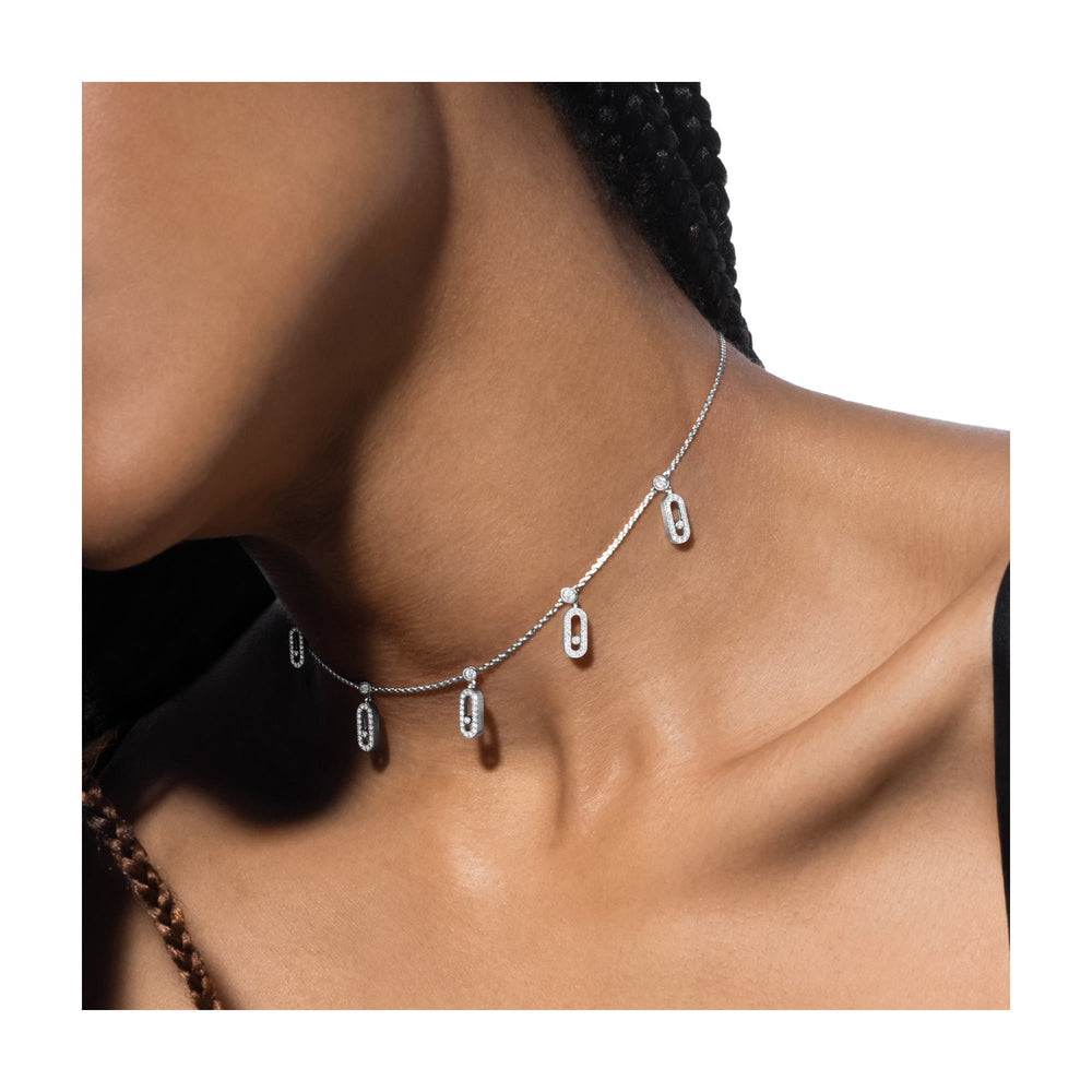 Egilrun 14K Gold Paperclip Choker Necklace