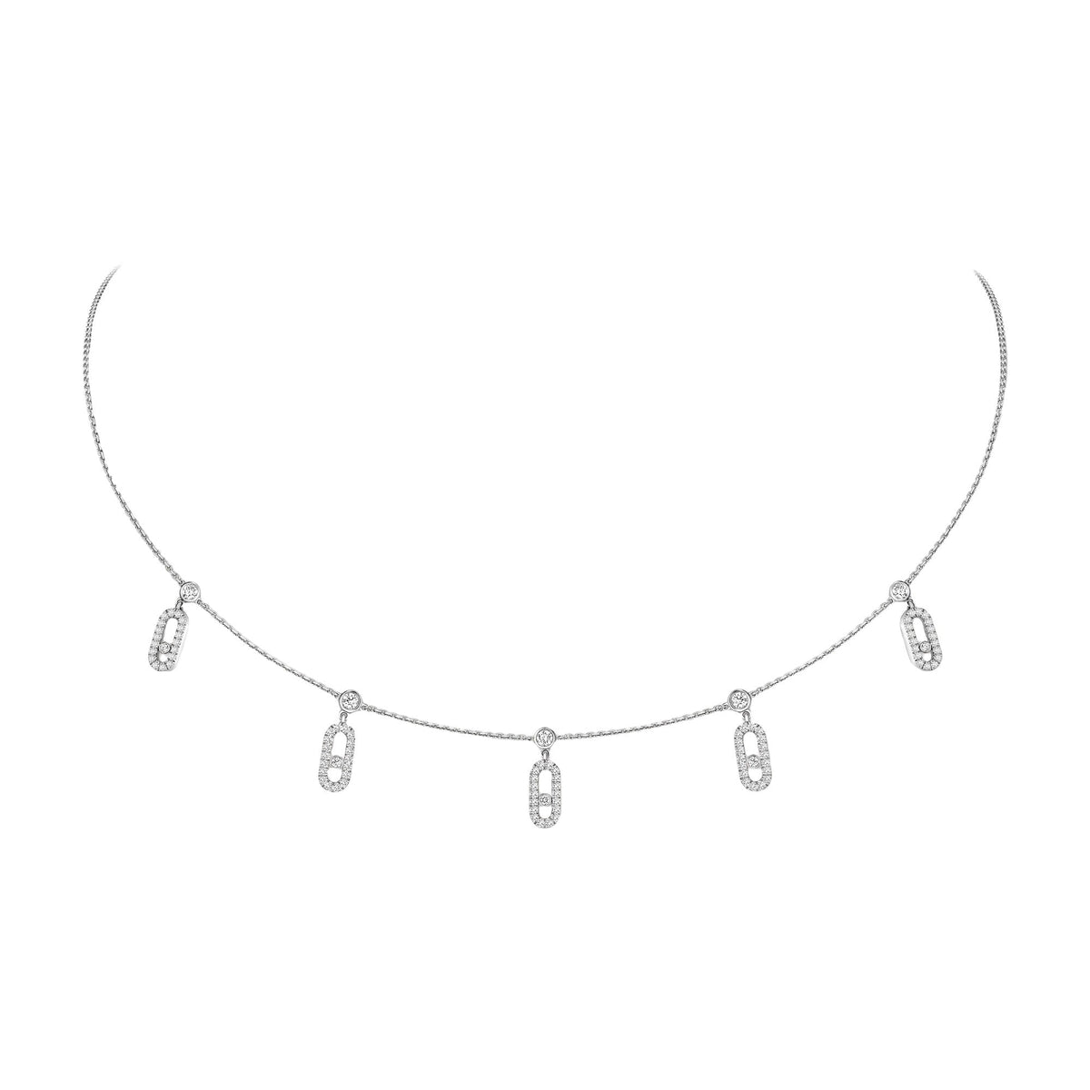 Egilrun 14K Gold Paperclip Choker Necklace