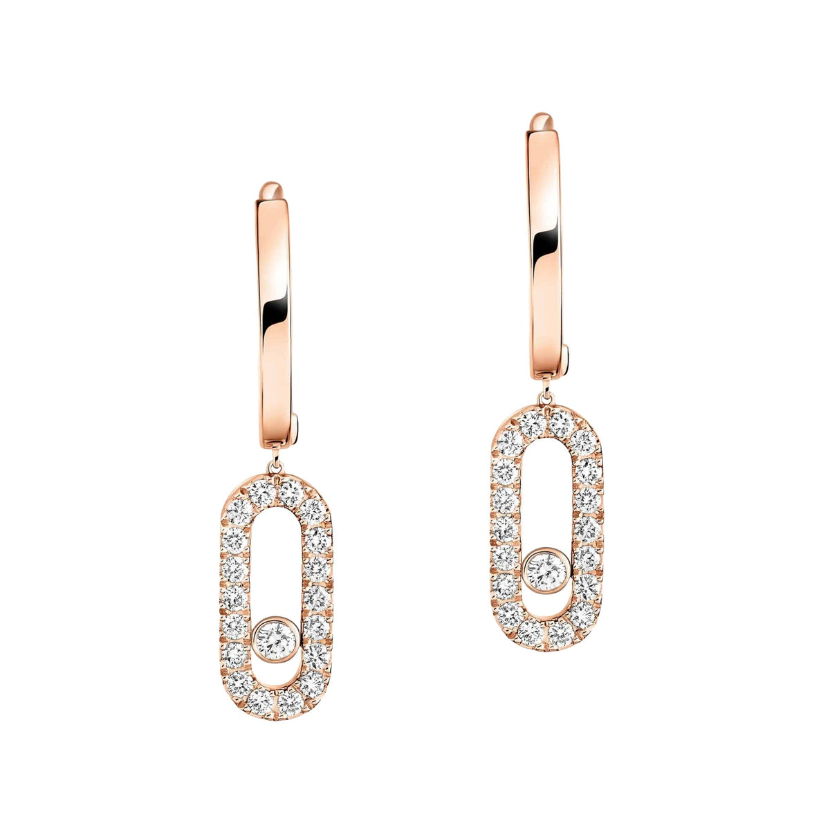 Egilrun 14K Gold Paperclip Drop Earrings