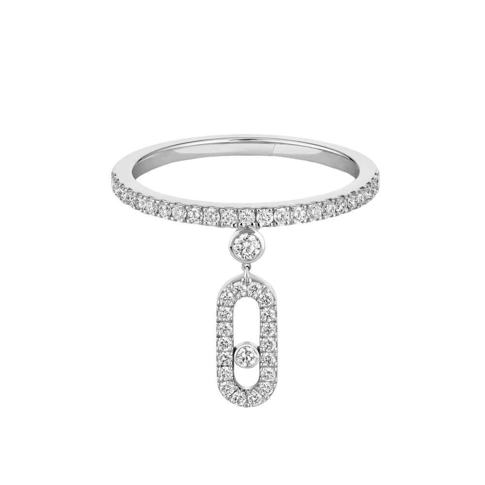 Egilrun 14K Gold Paperclip Ring