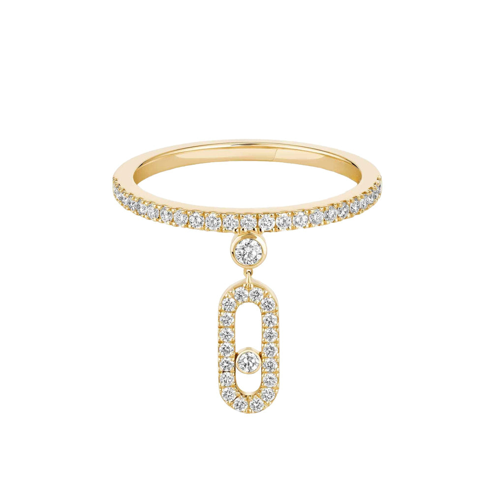 Egilrun 14K Gold Paperclip Ring