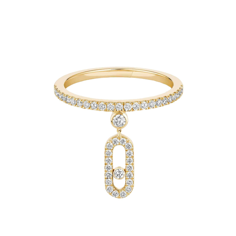 Egilrun 14K Gold Paperclip Ring